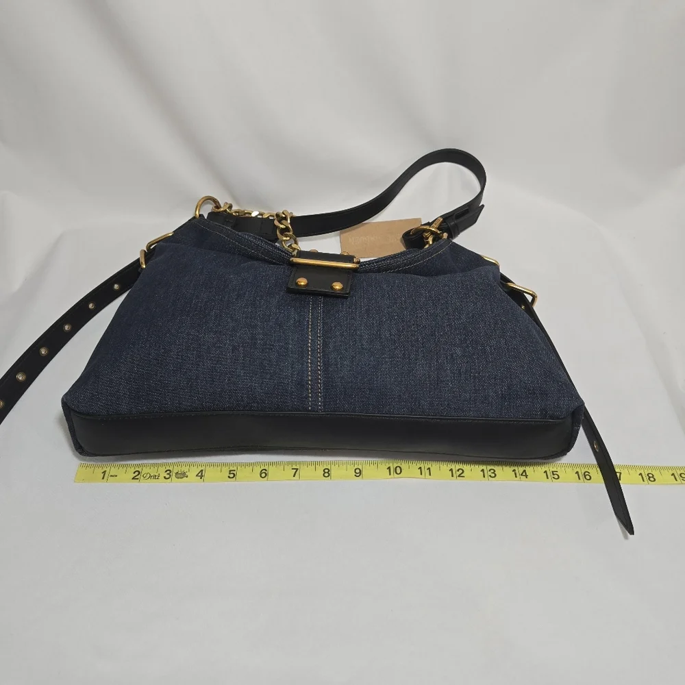 Steve Madden Balyssa Dark Demin Large Demin Hobo Purse